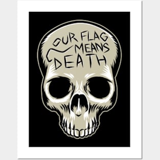 Our Flag Means Death skull Posters and Art